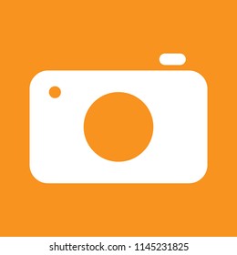 Camera icon, stock vector illustration, EPS10.