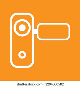 Camera icon, stock vector illustration, EPS10.