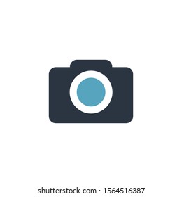 Camera Icon. Stock vector illustration isolated on white background.