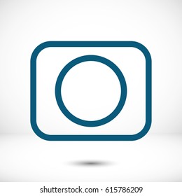 camera icon stock vector illustration