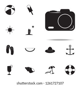 camera icon. summer pleasure icons universal set for web and mobile