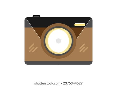 Símbolo de icono de cámara diseño de logotipo de vector único abstracto