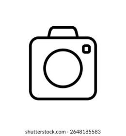 Camera icon symbol for apps and websites. photo camera sign and symbol. photography icon.