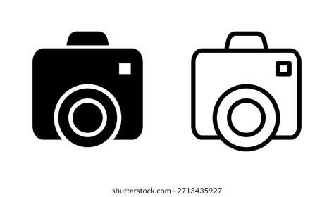 Icono de la cámara para App y Sitios web. signo y símbolo de la cámara fotográfica. icono de la Fotografía.
