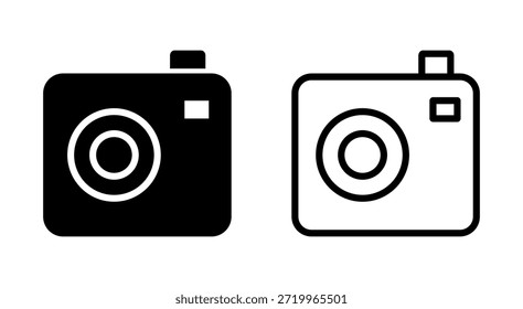 Icono de la cámara para App y Sitios web. signo y símbolo de la cámara fotográfica. icono de la Fotografía.