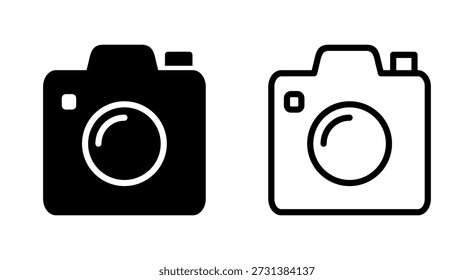 Icono de la cámara para App y Sitios web. signo y símbolo de la cámara fotográfica. icono de la Fotografía.