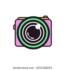 Camera Icon Symbol Clipart Illustration