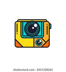 Camera Icon Symbol Clipart Illustration