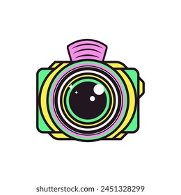 Camera Icon Symbol Clipart Illustration