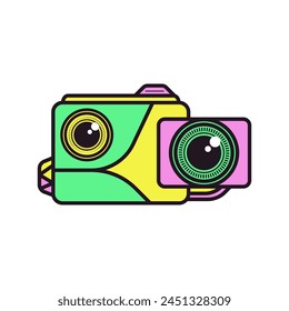 Camera Icon Symbol Clipart Illustration