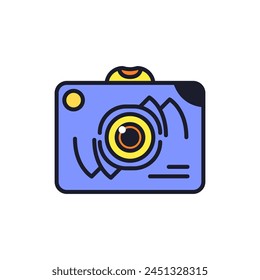 Camera Icon Symbol Clipart Illustration
