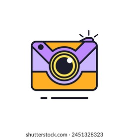 Camera Icon Symbol Clipart Illustration
