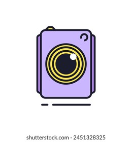 Camera Icon Symbol Clipart Illustration