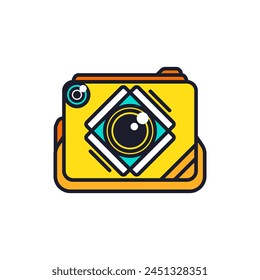 Camera Icon Symbol Clipart Illustration
