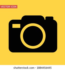 símbolo de icono de cámara símbolo de estilo plano
