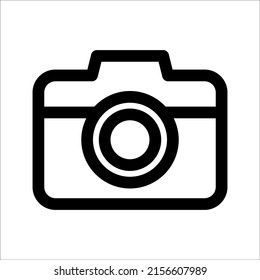 Icono de cámara, ilustración de símbolo de cámara - vector, sobre fondo blanco, eps 10.