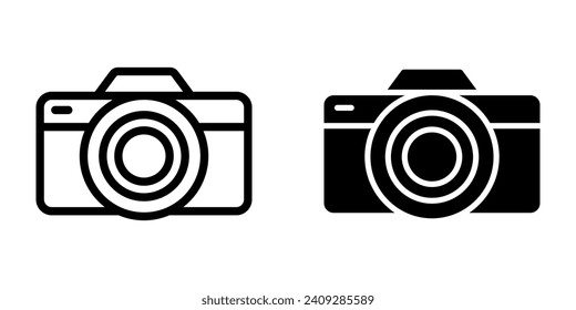 Camera Icon. symbol for mobile concept and web design. vector illustration