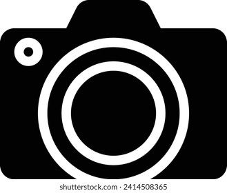 Camera Icon Symbol. Photo Camera Vector Icon.
