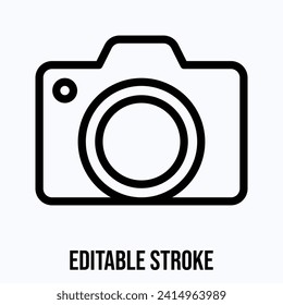 Symbol des Kamerakikons. Fotokamera-Vektorsymbol.