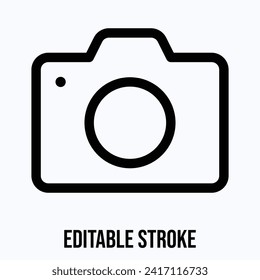 Camera Icon Symbol. Photo Camera Vector Icon.