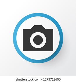 Camera icon symbol. Premium quality isolated photo element in trendy style.