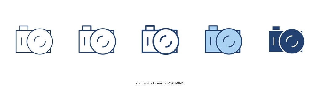 Camera icon Symbol set collection