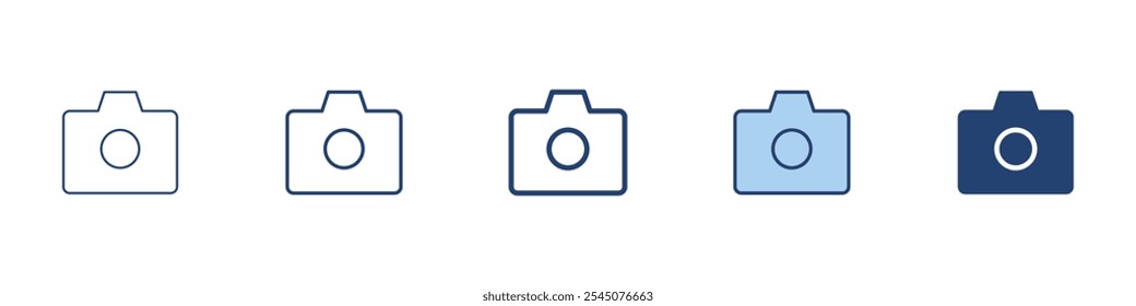 Camera icon Symbol set collection