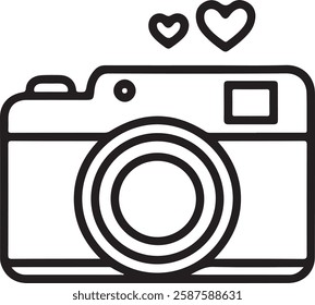 Camera Icon Symbol Sign Isolate on White Background,Vector Illustration EPS.