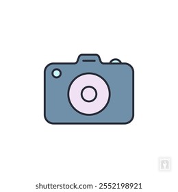 camera icon. camera Symbol sign for mobile concept and web design. Vector icon, Logo illustration, Vector graphics