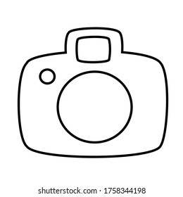 símbolo de icono de cámara vector