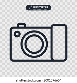 camera icon symbol template for graphic and web design collection logo vector illustration