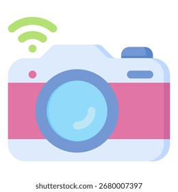 Camera icon symbol. Vector illustration.