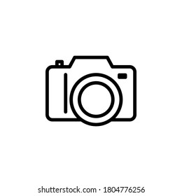 Camera icon symbol vector isolated on white background
