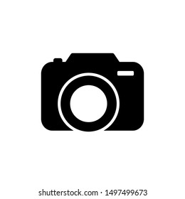 Camera icon symbol vector.  icon on white background