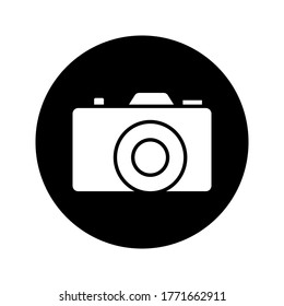 Camera Icon. Camera symbol. Camera vector icon on white background
