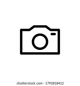 Camera icon. Symbol vector on white background.