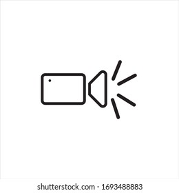 camera icon symbol with white background, from eps10