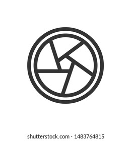 Camera icon template color editable. Camera symbol vector sign isolated on white background.