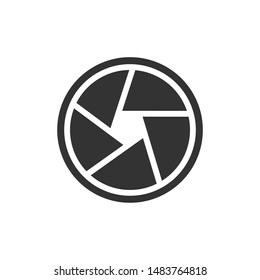 Camera icon template color editable. Camera symbol vector sign isolated on white background.