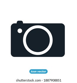 Camera icon template color editable. photo camera, snapshot photography symbol vector illustration for graphic and web design.