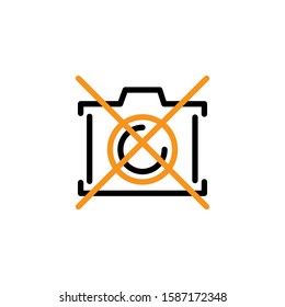 Camera icon template. Vector illustration 