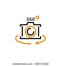 Camera icon template. Vector illustration 