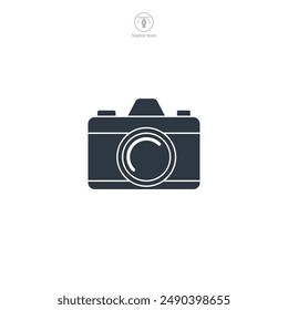 Camera icon theme symbol vector illustration isolated on white background