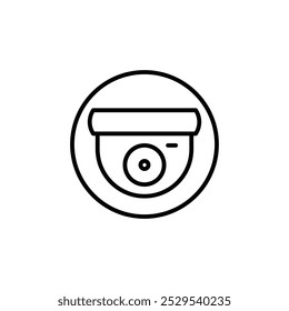 Camera icon Thin vector set