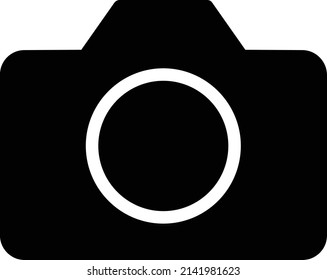 Camera Icon, Travel Sign And Symbol Isolated On White Background.
