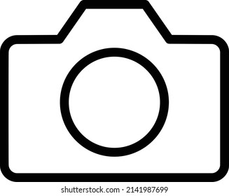 Camera Icon, Travel Sign And Symbol Isolated On White Background.
