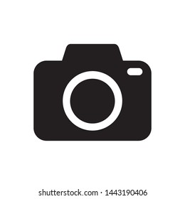 camera icon in trendy flat design