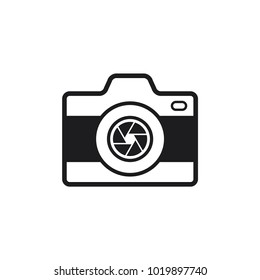 camera icon in trendy flat style 