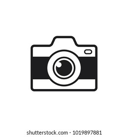 camera icon in trendy flat style 