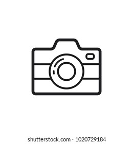 camera icon in trendy flat style 
